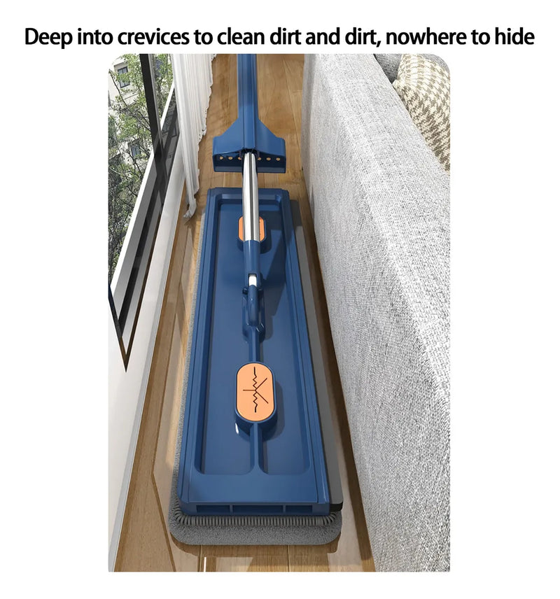 ProMop© 360° Cleaning Set + Foldable Bucket – [Includes 2 Free Refills]