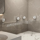 No-Drill Clear Wall Caddy: Drill-Free, Removable, Multifunctional Triangle & Rectangle Storage