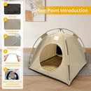 BreezyDen Pop-Up Pet Tent – Portable Hideaway for Cats and Small Dogs