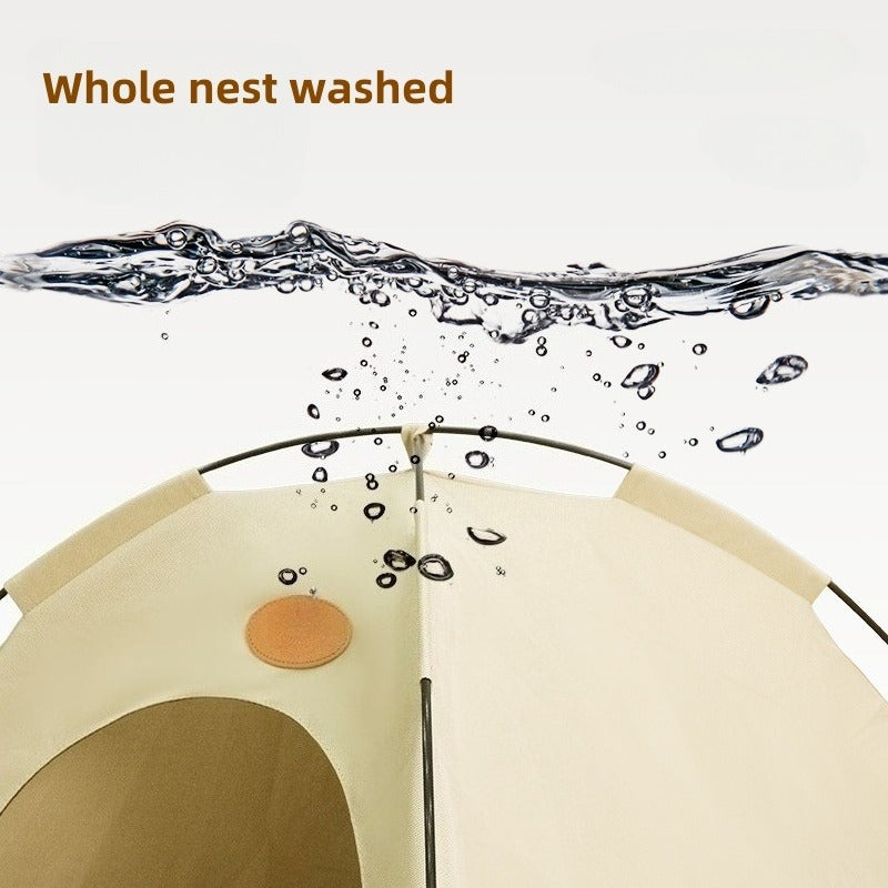 BreezyDen Pop-Up Pet Tent – Portable Hideaway for Cats and Small Dogs