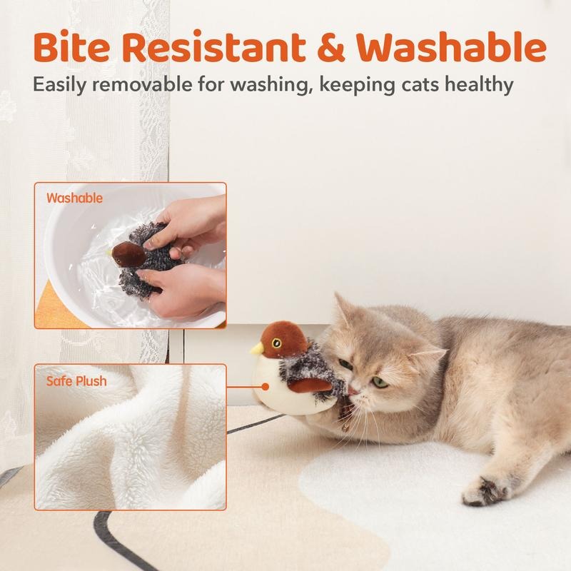 YoPoll Interactive Chirping Bird Cat Toy