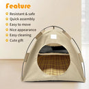 BreezyDen Pop-Up Pet Tent – Portable Hideaway for Cats and Small Dogs