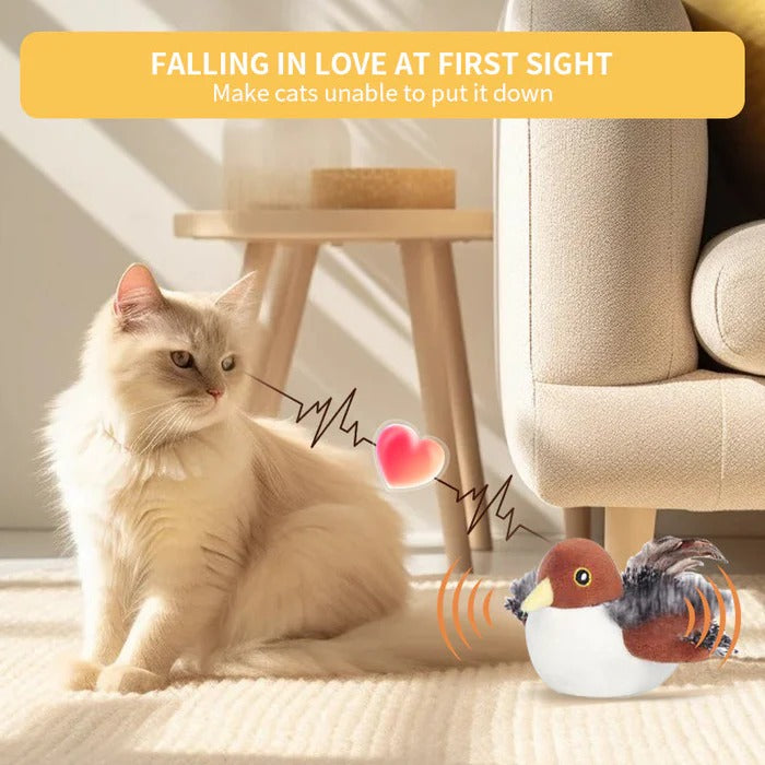 YoPoll Interactive Chirping Bird Cat Toy
